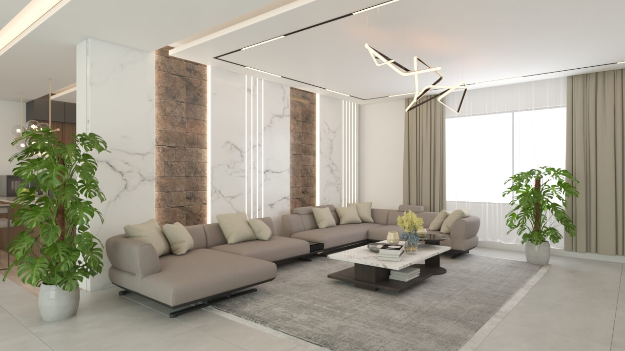 Vertex Interior & Architectural - Home Project - Banglow Interior & Exterior (4)